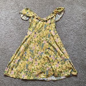 Yellow sun dress